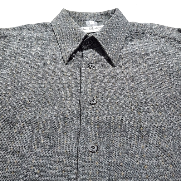 Vintage Klauss Boehler Kollektion Tweed Gray Dress Shirts - Picture 7 of 10